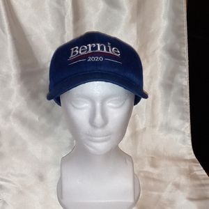 BERNIE  SANDERS 2020 Campaign Hat. Color: Blue. Adjustable/Velcro Strap in back.
